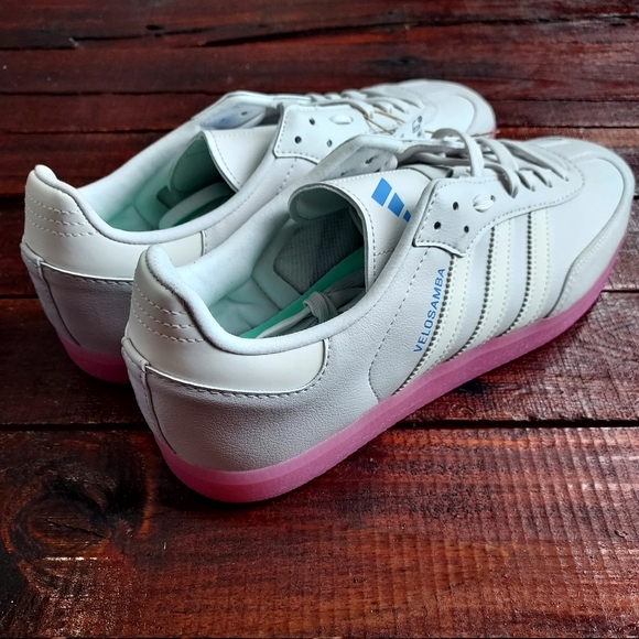 Adidas Velosamba Vegan Cycling Sneakers New Men's Size 12 HQ6710 - Picture 8 of 9